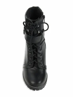 BCBGeneration Padina Faux Leather Combat Boots
