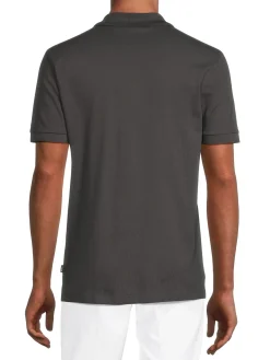 BOSS Polos|Pallas Logo Polo Dark Grey