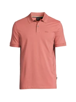 BOSS Polos|Pallas Logo Polo Open Pink