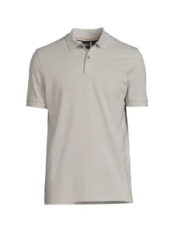 BOSS Polos|Pallas Short Sleeve Polo Grey