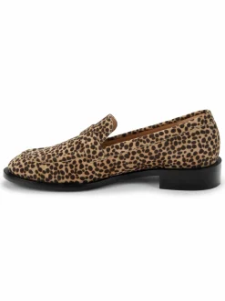Stuart Weitzman Palmer Leopard-Print Suede Loafers