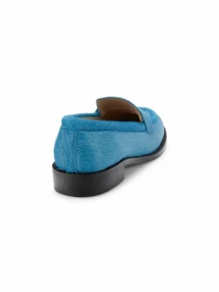 Stuart Weitzman Palmer Pony Hair Leather Loafers