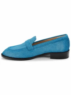 Stuart Weitzman Palmer Pony Hair Leather Loafers