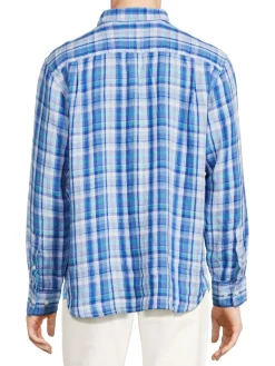 Tommy Bahama Linen|Paradiso Linen Shirt Palace Blue