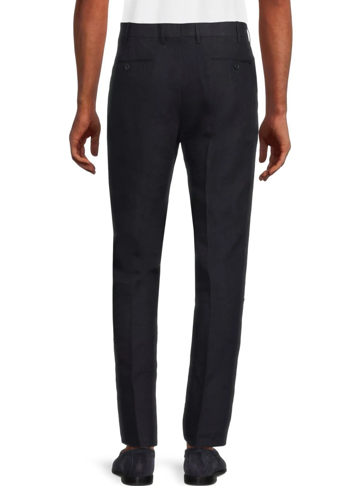 Zanella Linen|Parker Linen Trousers Black