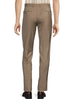Zanella Pants|Parker Virgin Wool Trousers Khaki