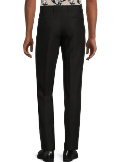 Zanella Pants|Parker Virgin Wool Trousers Black