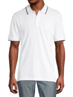 BOSS Polos|Parlay 145 Polo Shirt White