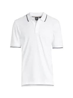 BOSS Polos|Parlay 145 Polo Shirt White