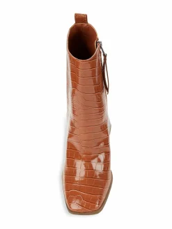 Circus NY Pascha Croc Textured Booties