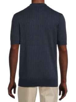 Saks Fifth Avenue Polos|Patterned Sweater Polo