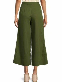 Women Rhode Penelope Linen Blend High Rise Flared Pants