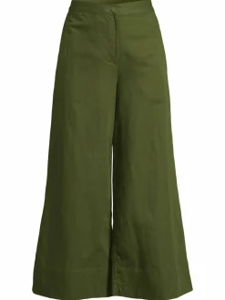 Women Rhode Penelope Linen Blend High Rise Flared Pants