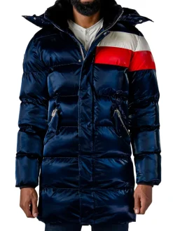 Woodpecker Coats & Jackets|Penguin Heavy Weight Puffer Parka Blue Red Winged