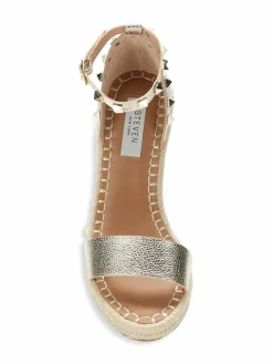 Steven New York Peni Studded Wedge Sandals