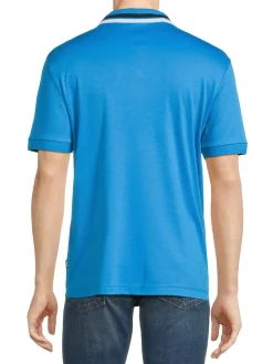 BOSS Polos|Phillipson Slim Fit Logo Polo Blue