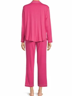 Women Flora Nikrooz 2-Piece Annie Solid Pajama Set