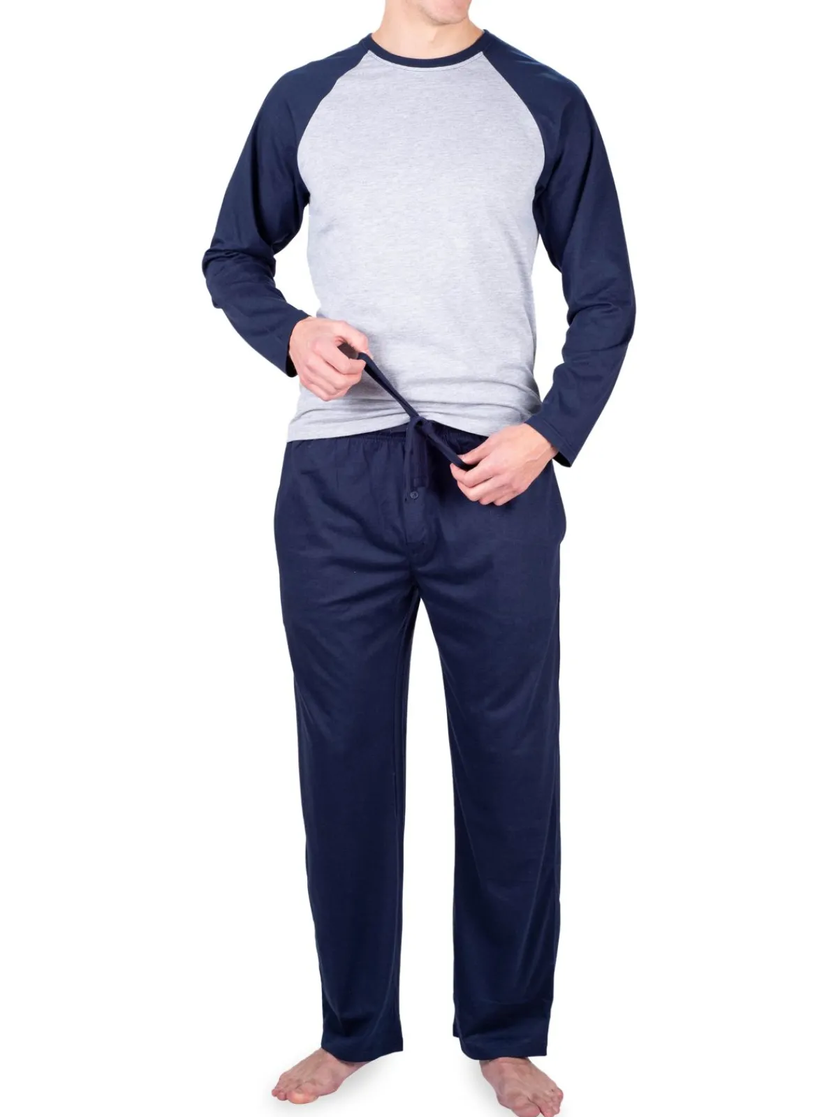 SLEEPHERO Loungewear, Sleepwear & Robes|2-Piece Colorblock Pajama Set Light Heat