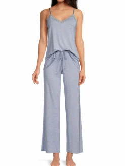 Women Natori 2-Piece Heathered Cami Pajama Set