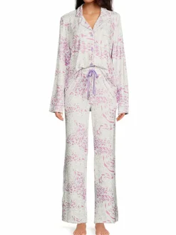 Women PJ Salvage 2-Piece Lavender Pajama Set