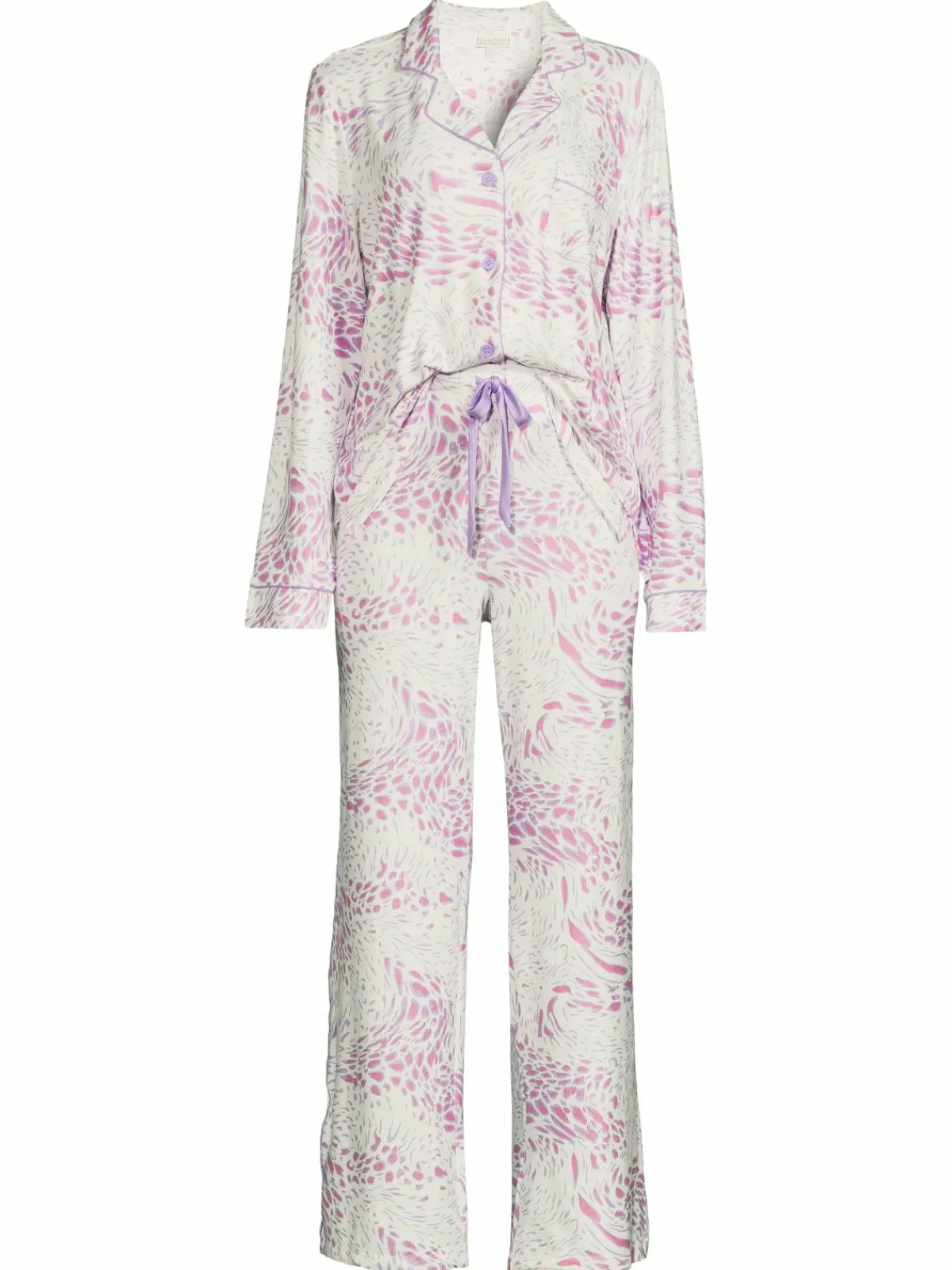 Women PJ Salvage 2-Piece Lavender Pajama Set