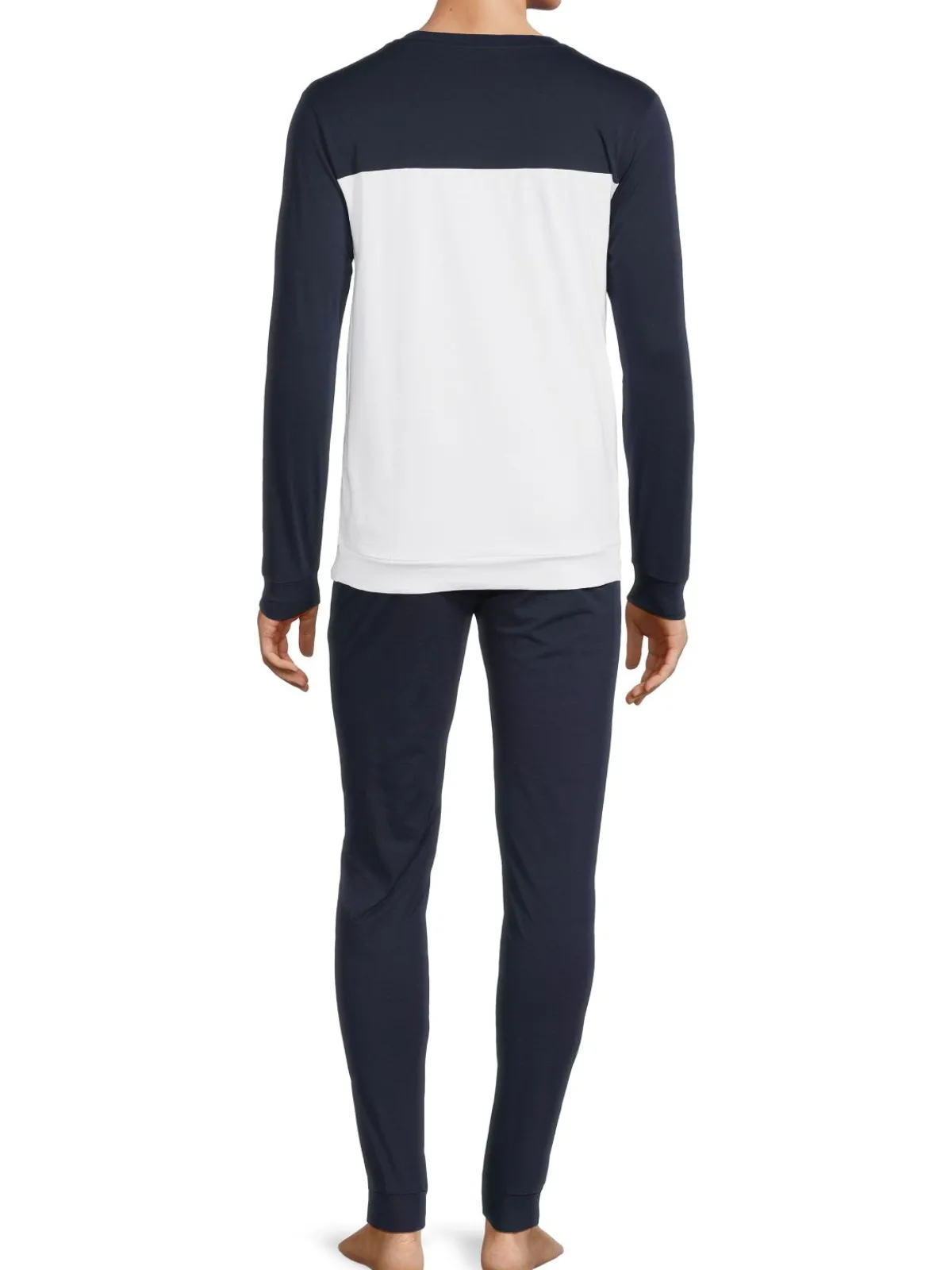 cavalli CLASS Loungewear, Sleepwear & Robes|2-Piece Lightning Bolt Sweatshirt & Joggers Set Blue