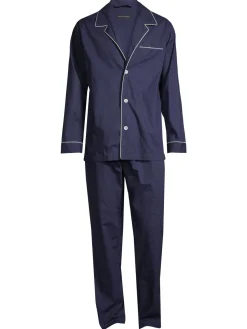 Saks Fifth Avenue Loungewear, Sleepwear & Robes|2-Piece Poplin Pajama Set