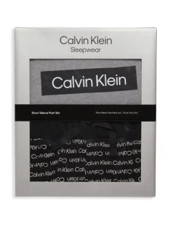 Calvin Klein Loungewear, Sleepwear & Robes|2-Piece Revive Logo Tee & Jogger Set Grey