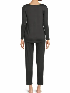 Women Natori 2-Piece Solid Pajama & Top Set