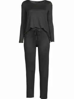 Women Natori 2-Piece Solid Pajama & Top Set