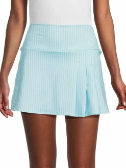 Women K-Swiss Pinstripe Pleated Tennis Skort