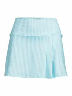Women K-Swiss Pinstripe Pleated Tennis Skort