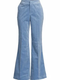Women Avec Les Filles Pintuck Flare Corduroy Pants