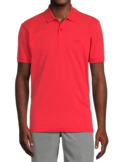 BOSS Polos|Piro Solid Polo Red