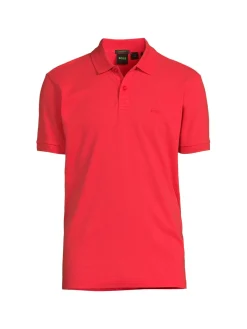 BOSS Polos|Piro Solid Polo Red
