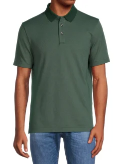 BOSS Polos|Pitton Contrast Polo Green