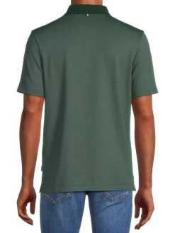 BOSS Polos|Pitton Contrast Polo Green