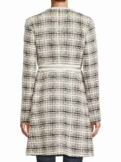 Women Giambattista Valli Plaid Boucle Shirtdress