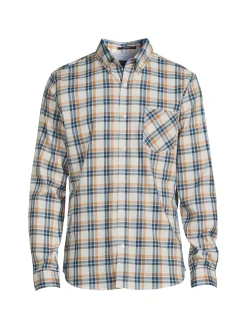 Ben Sherman Casual Button-Down Shirts|Plaid Button Down Shirt