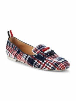 Thom Browne Plaid Tweed Loafers