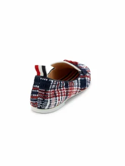 Thom Browne Plaid Tweed Loafers