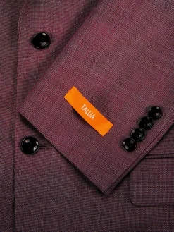 Tallia Blazers & Sportcoats|Plaid Wool Blend Sportcoat Plum