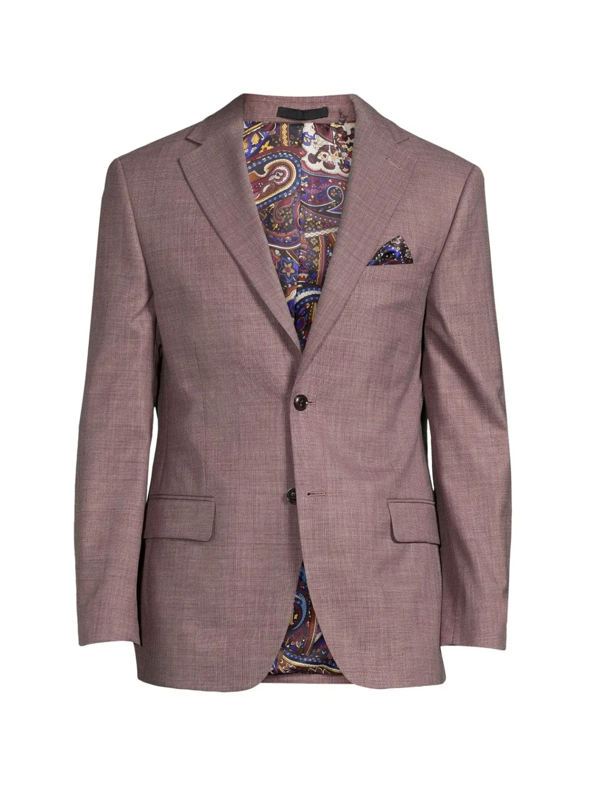 Tallia Blazers & Sportcoats|Plaid Wool Blend Sportcoat Plum