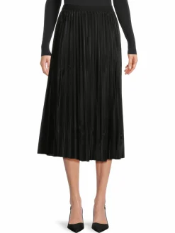 Women YAL New York Pleated Midi Skirt