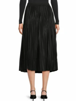 Women YAL New York Pleated Midi Skirt