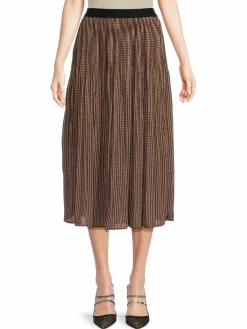 Women Adrianna Papell Pleated Midi Skirt
