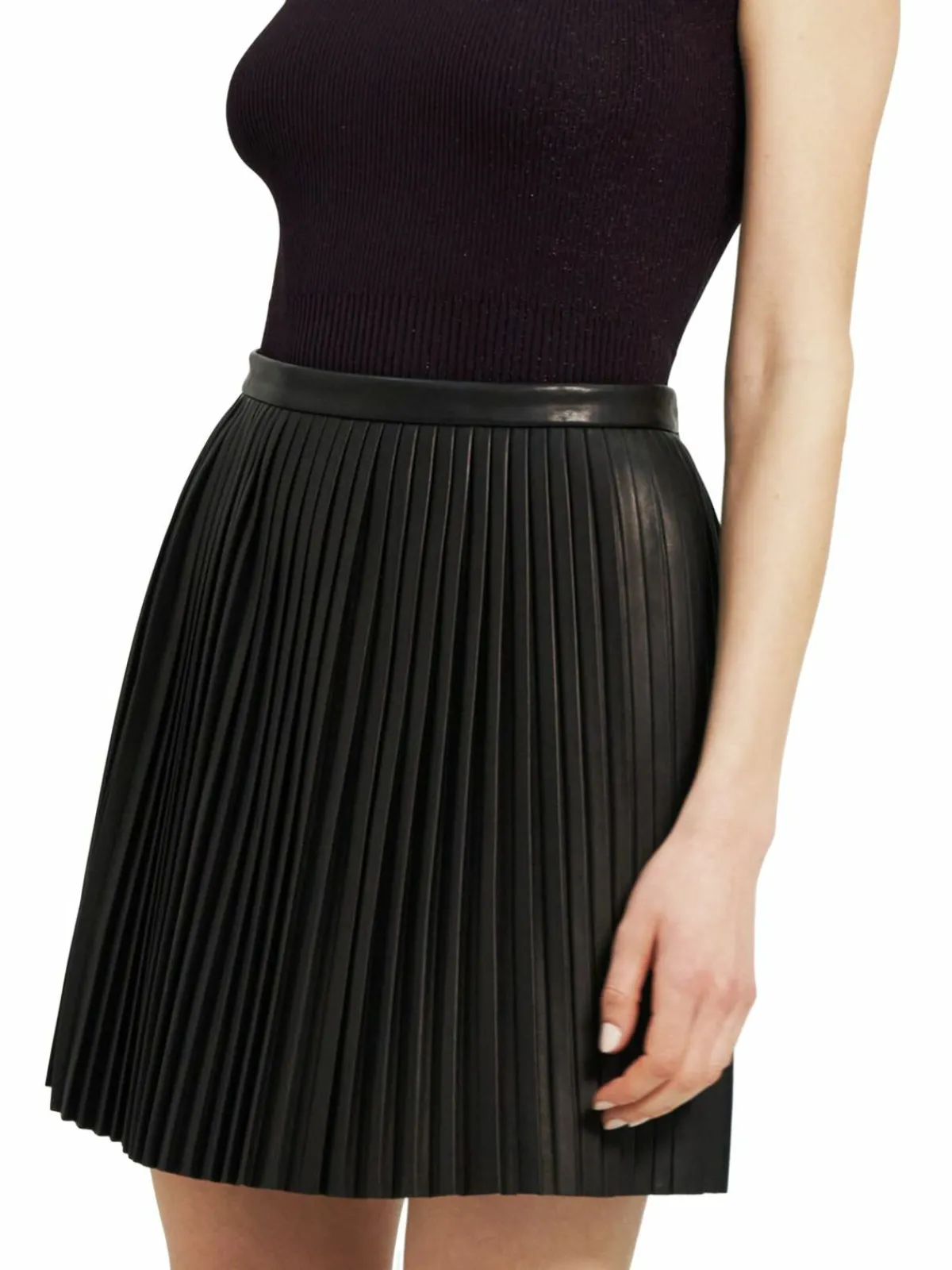 Women Theory Pleated Miniskirt