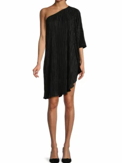Women Renee C. Pleated One Shoulder Tunic Dress