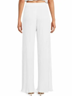 Women Renee C. Pleated Solid High Waist Pants