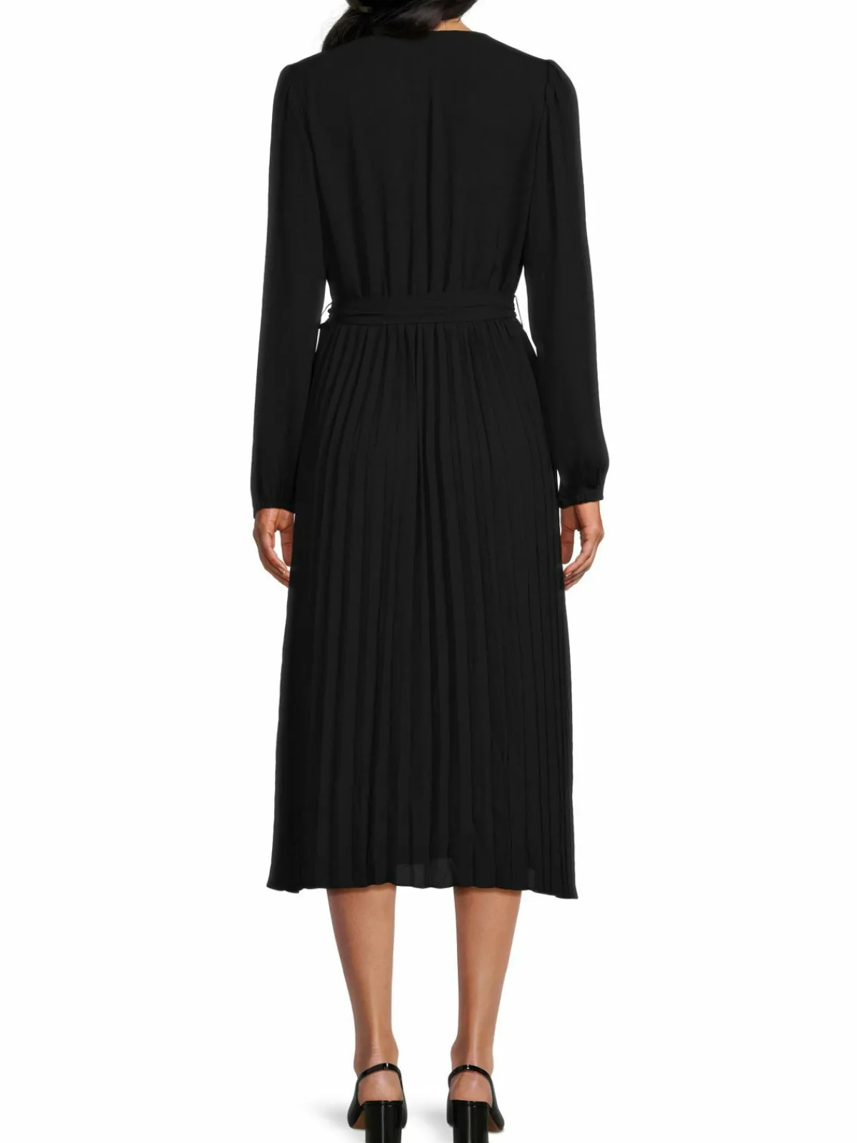 Women T Tahari Pleated Wrap Dress